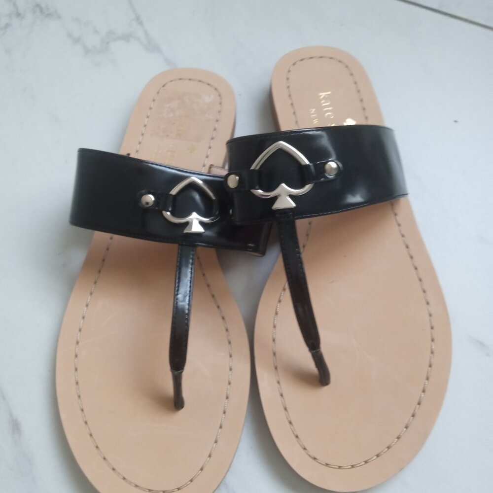 Kate Spade black women's sandals.size 8